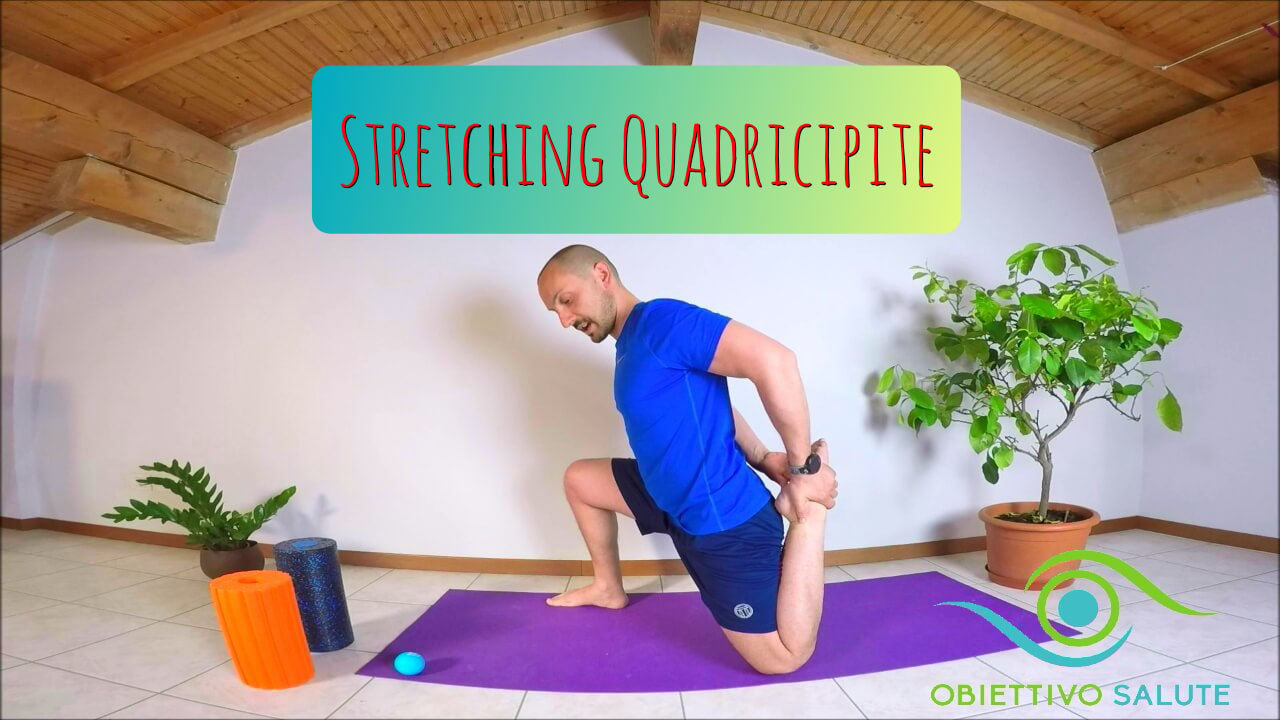 Stretching quadricipite