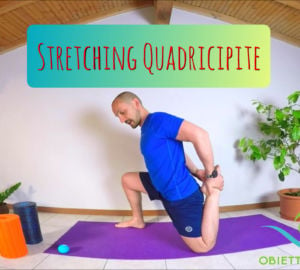 Stretching quadricipite