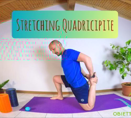 Stretching quadricipite