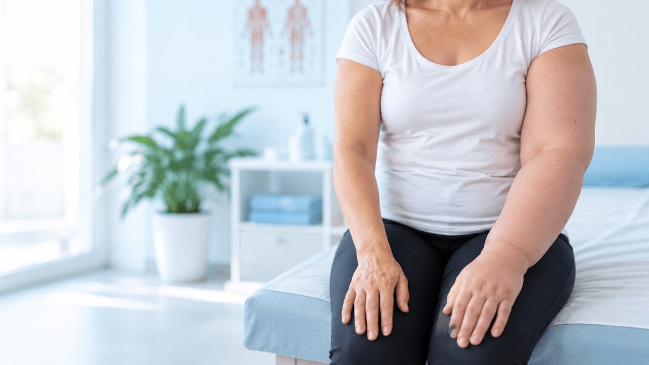 Linfedema al braccio con gonfiore dell’arto superiore e della mano